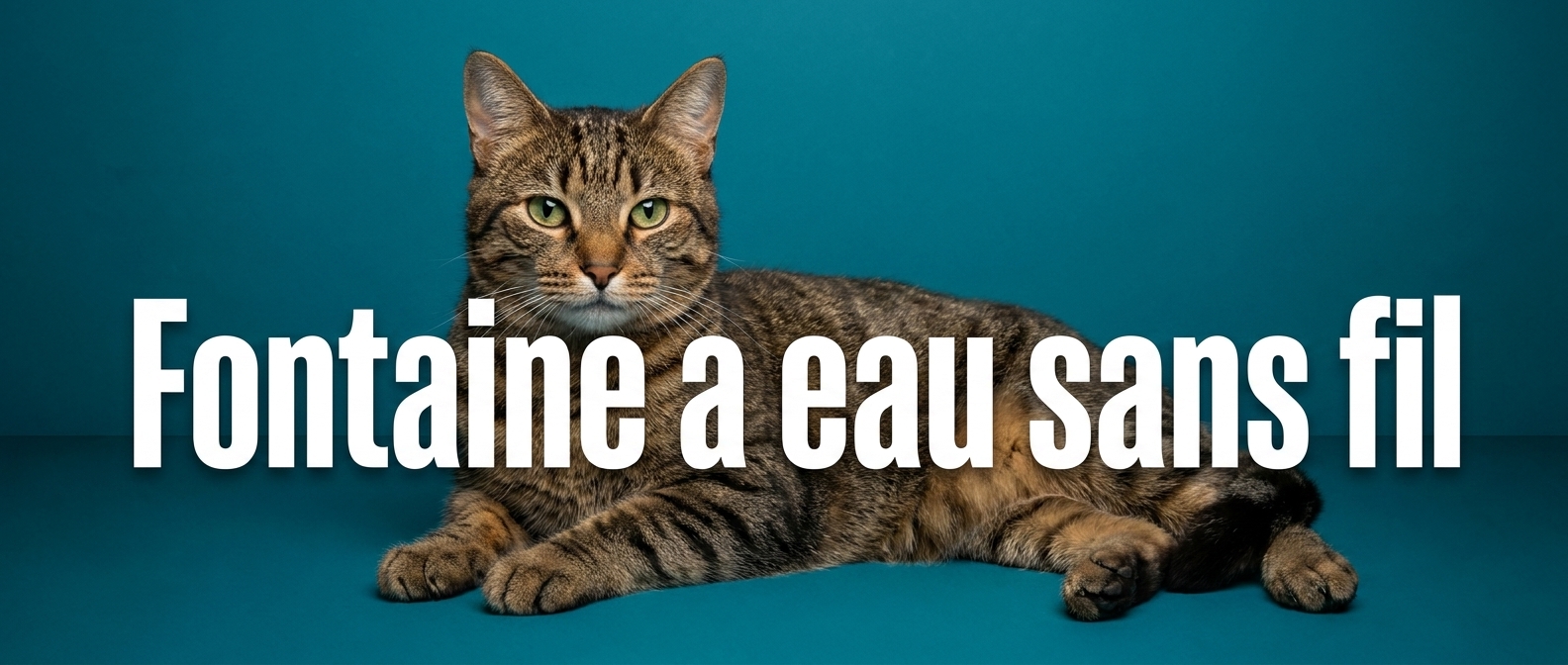 Fontaine à eau sans fil pour chat : fonctionnement, avantages et comment bien choisir